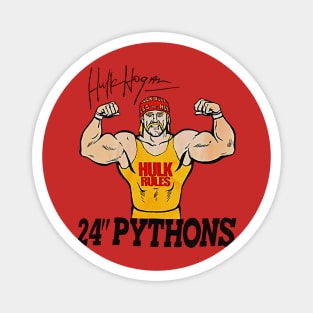 Hulk Hogan - Hulkamania 24" Pythons - Wrestling Magnet